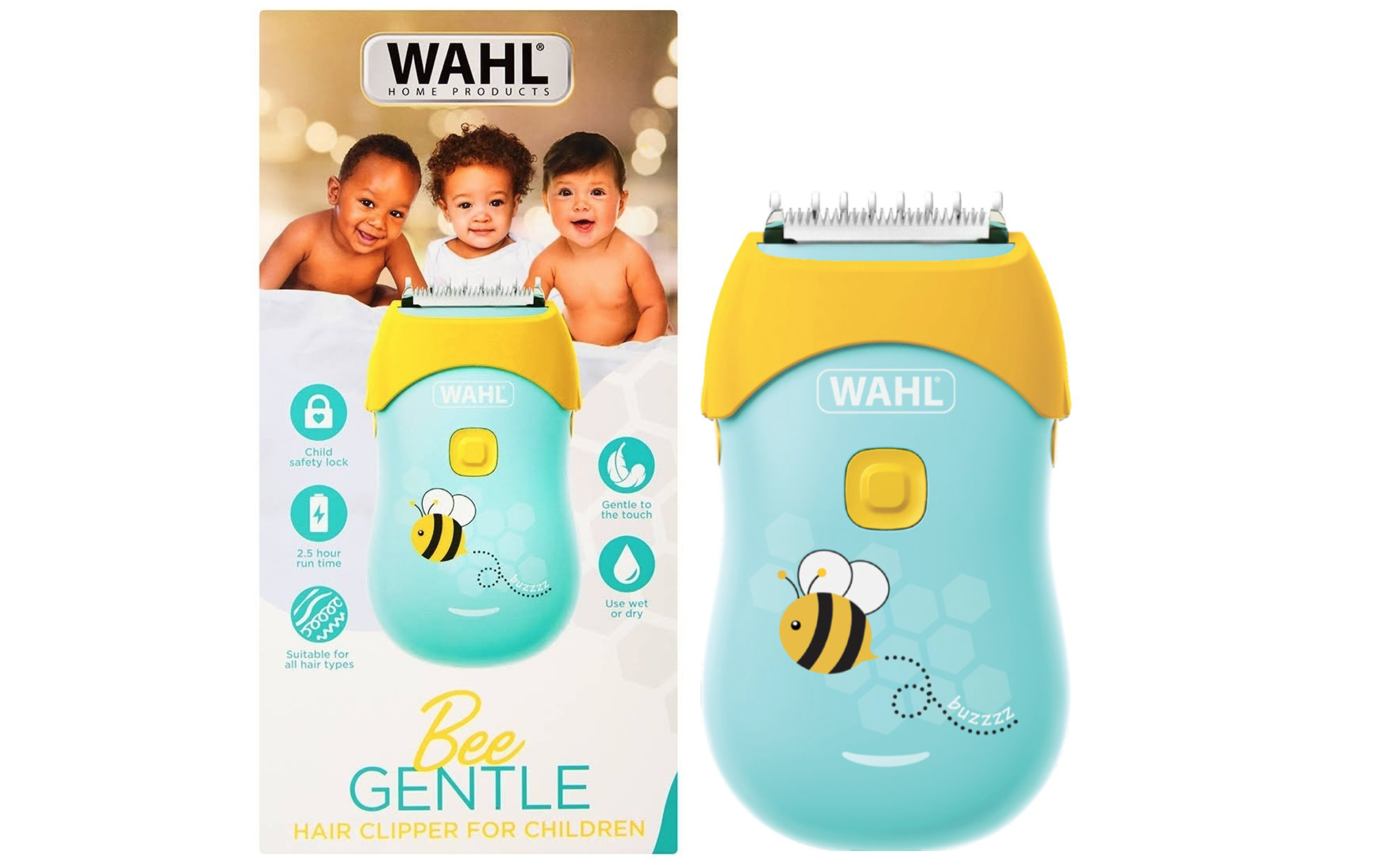 Maquina Wahl Gentle Bee Baby Clipper Para Niños 70002-008