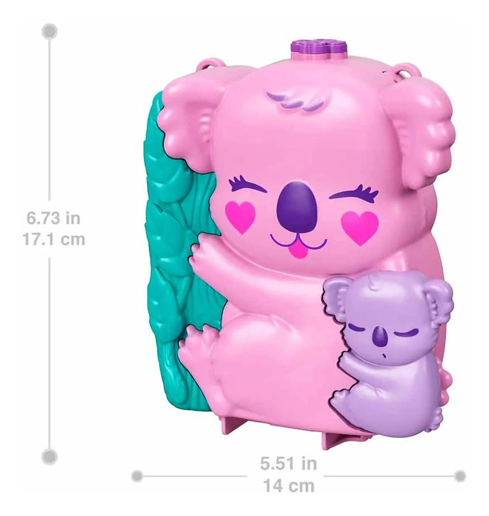 Miniatura: Set De Polly Pocket Bolsa Aventuras De Koala De Mattel