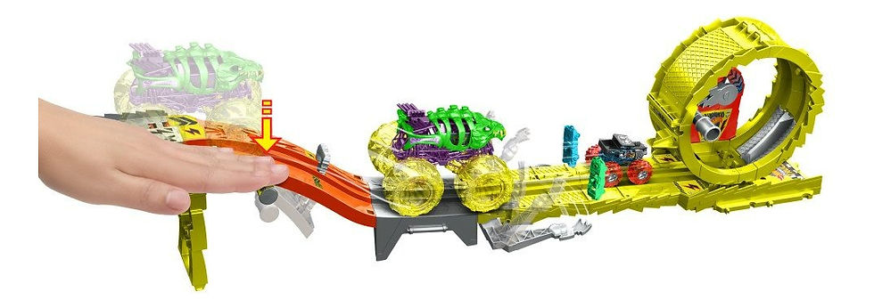 Miniatura: Set Hot Wheels Monster Trucks Arena Energía De Demolición Multicolor