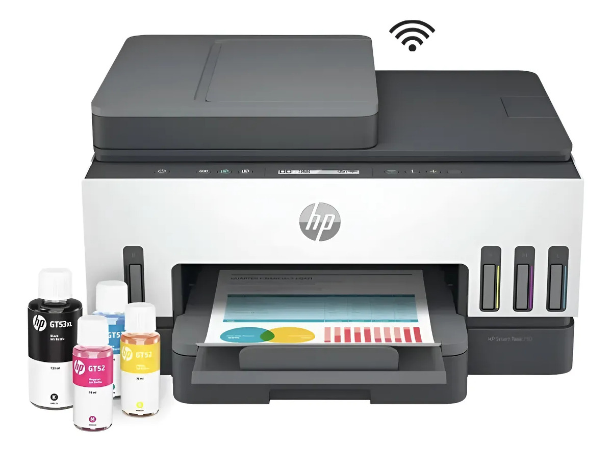 Impresora Multifuncional Hp Smart Tank 750 Wifi Of - Blanco