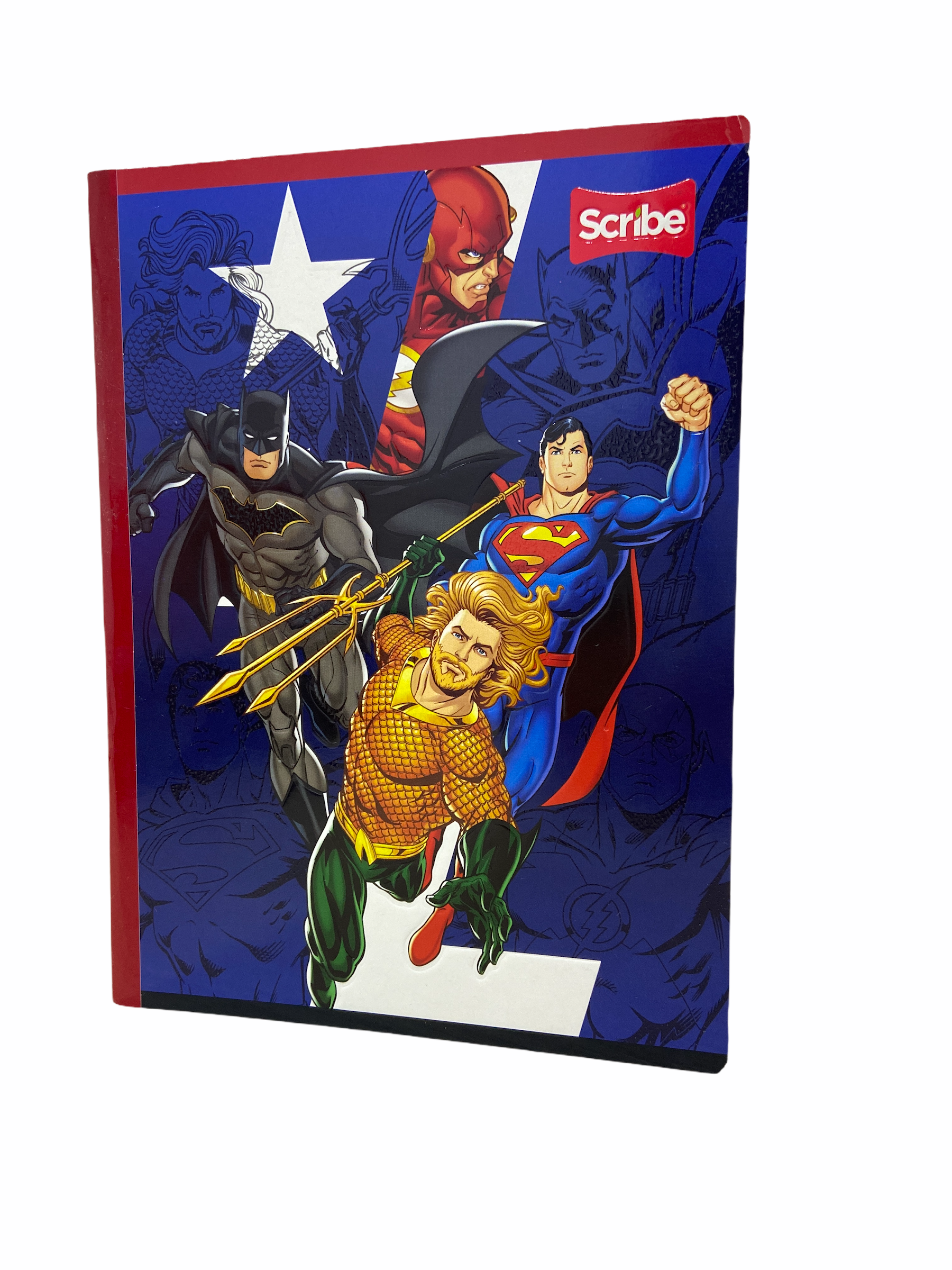 Cuaderno Cosido Scribe Liga De La Justicia X 100 Hojas Cuadriculado.