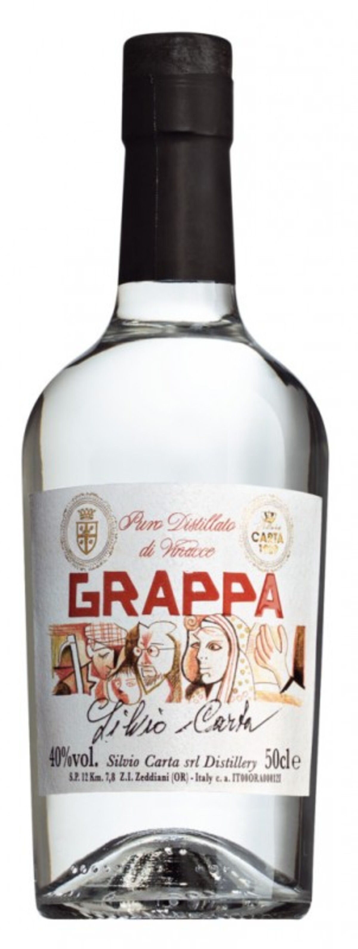 Licor Grappa Silvio Carta 500ml