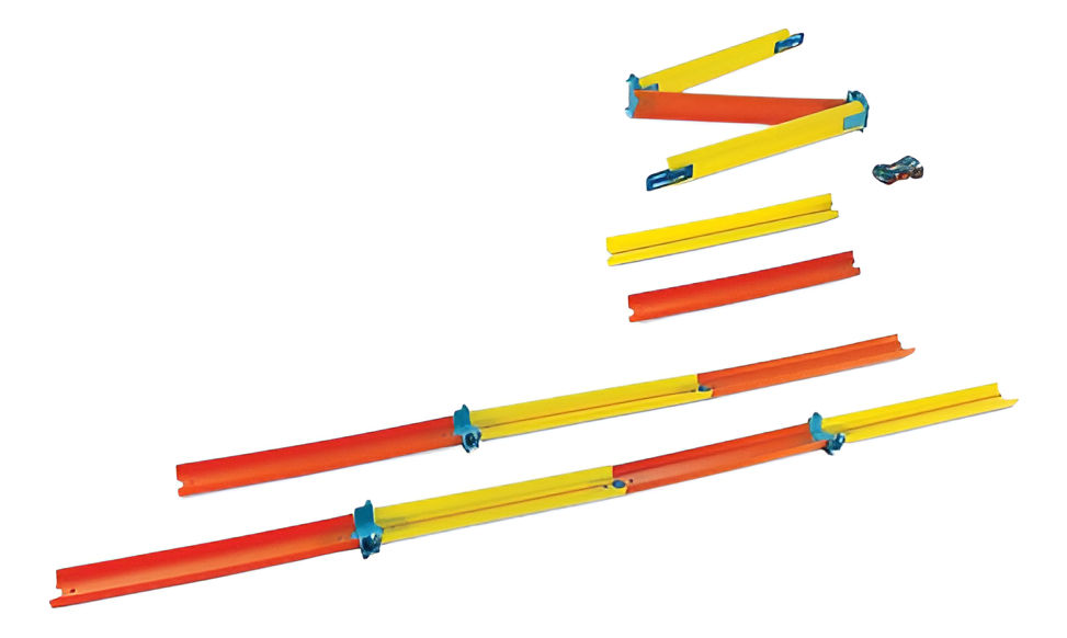 Miniatura: Set De Hot Wheels Pista Circuito Pegable Track Builder Glc91