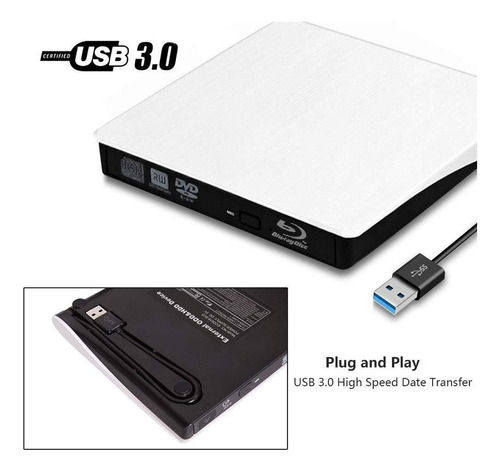 Miniatura: Unidad Dvd Externa Quemador Ultra Slim Usb Cd Rewritable