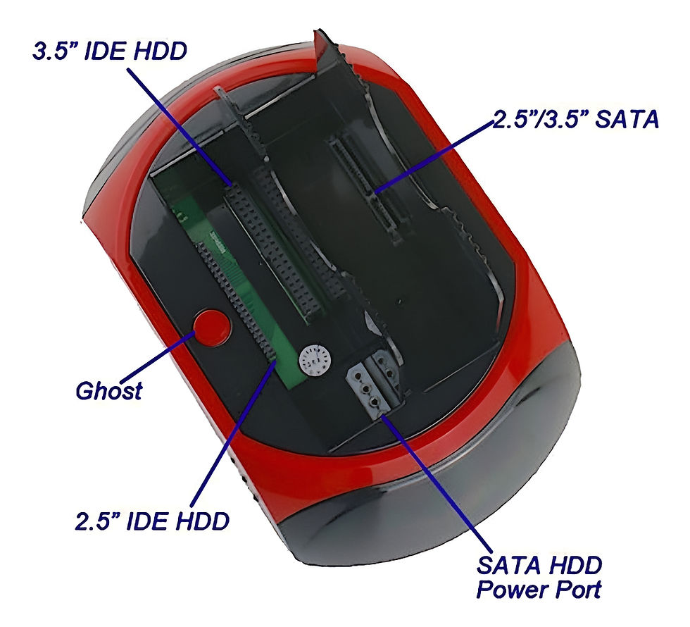 Miniatura: Docking Station 2 Discos Duros (Sata/Ide - Sata/Sata) 3.5/2.5 Usb 3.0