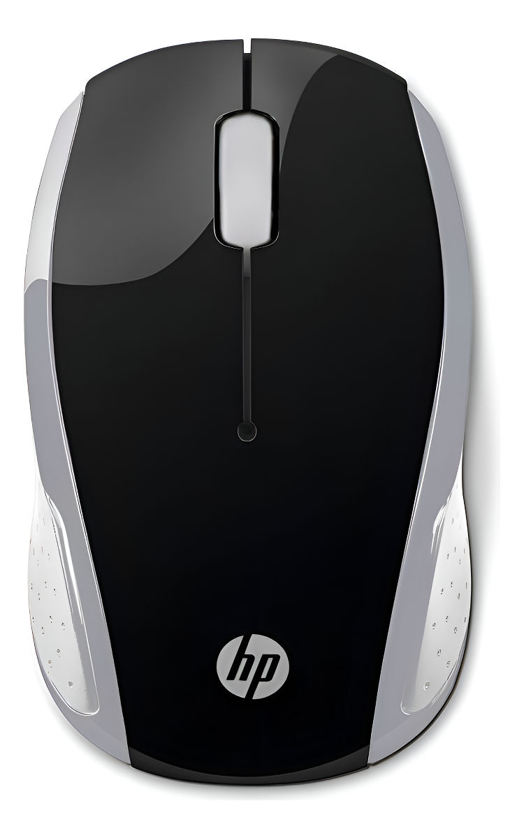 Miniatura: Mouse Hp Inalámbrico Optico 200 Plateado / Negro