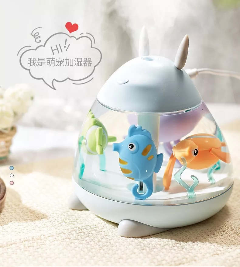 Miniatura: Difusor Humidificador De Aromas Iluminado Para Niños Oceano