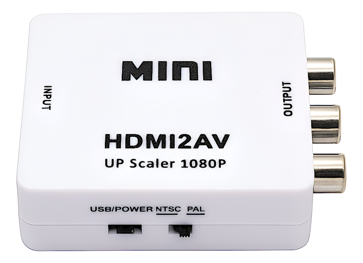 Adaptador Convertidor Hdmi A Rca / Av Tv Box A Televisor Crt