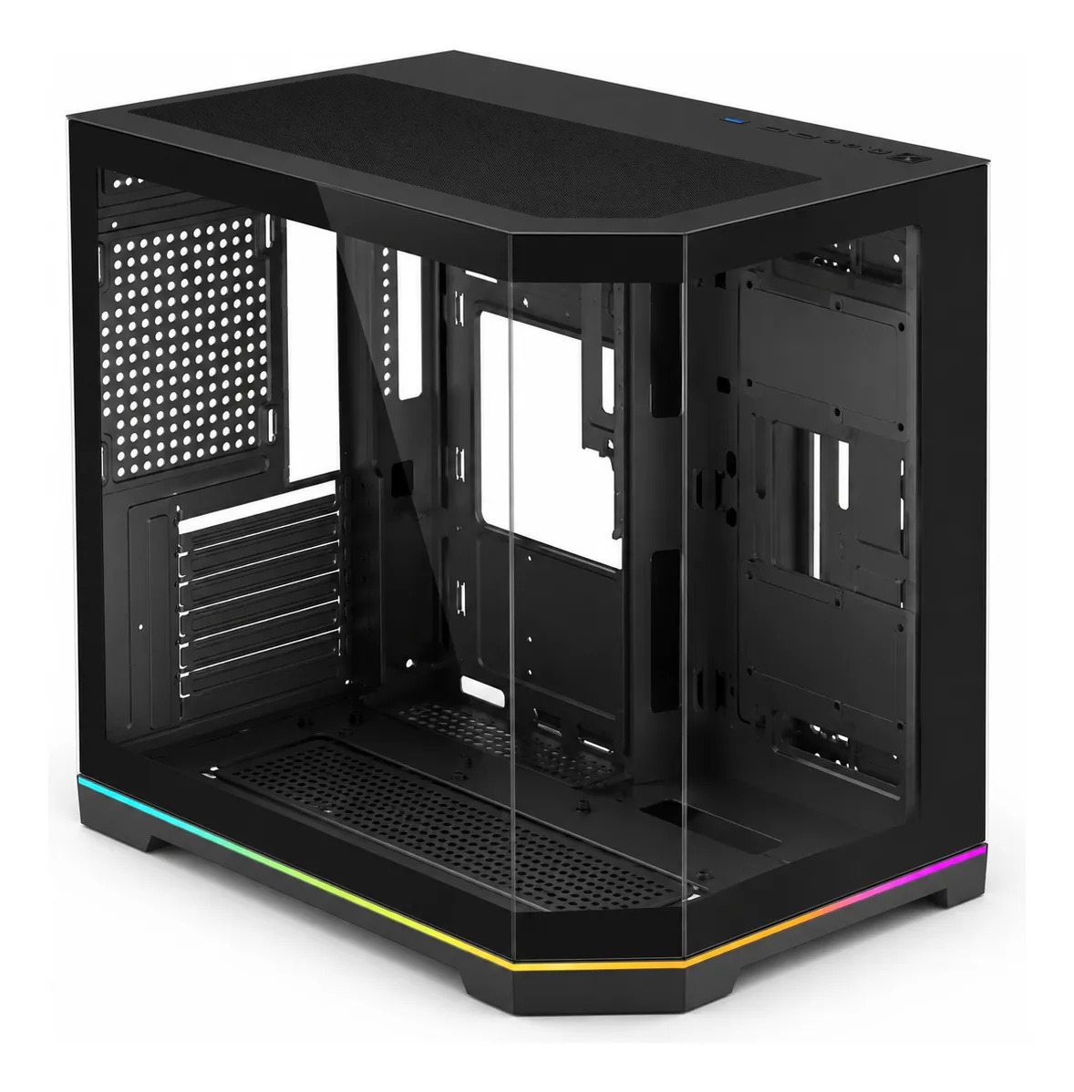 Caja Gamer 420D Panorámica Micro-ATX Mini-ITX Vidrio Templado Rgb