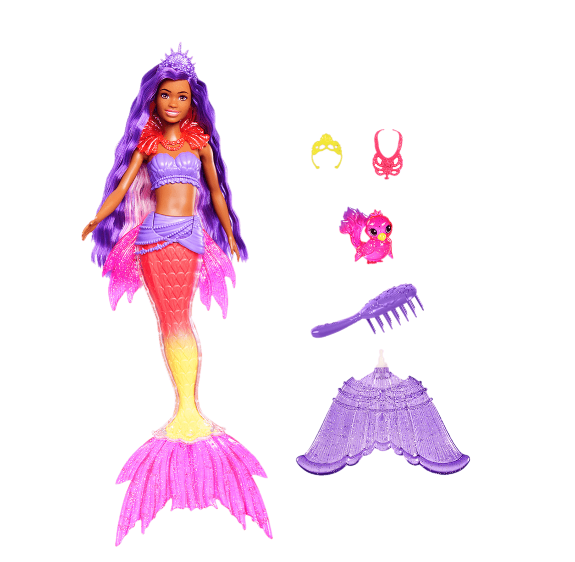 Set De Barbie Mermaid Power Brooklyn Con Aletas De Mattel