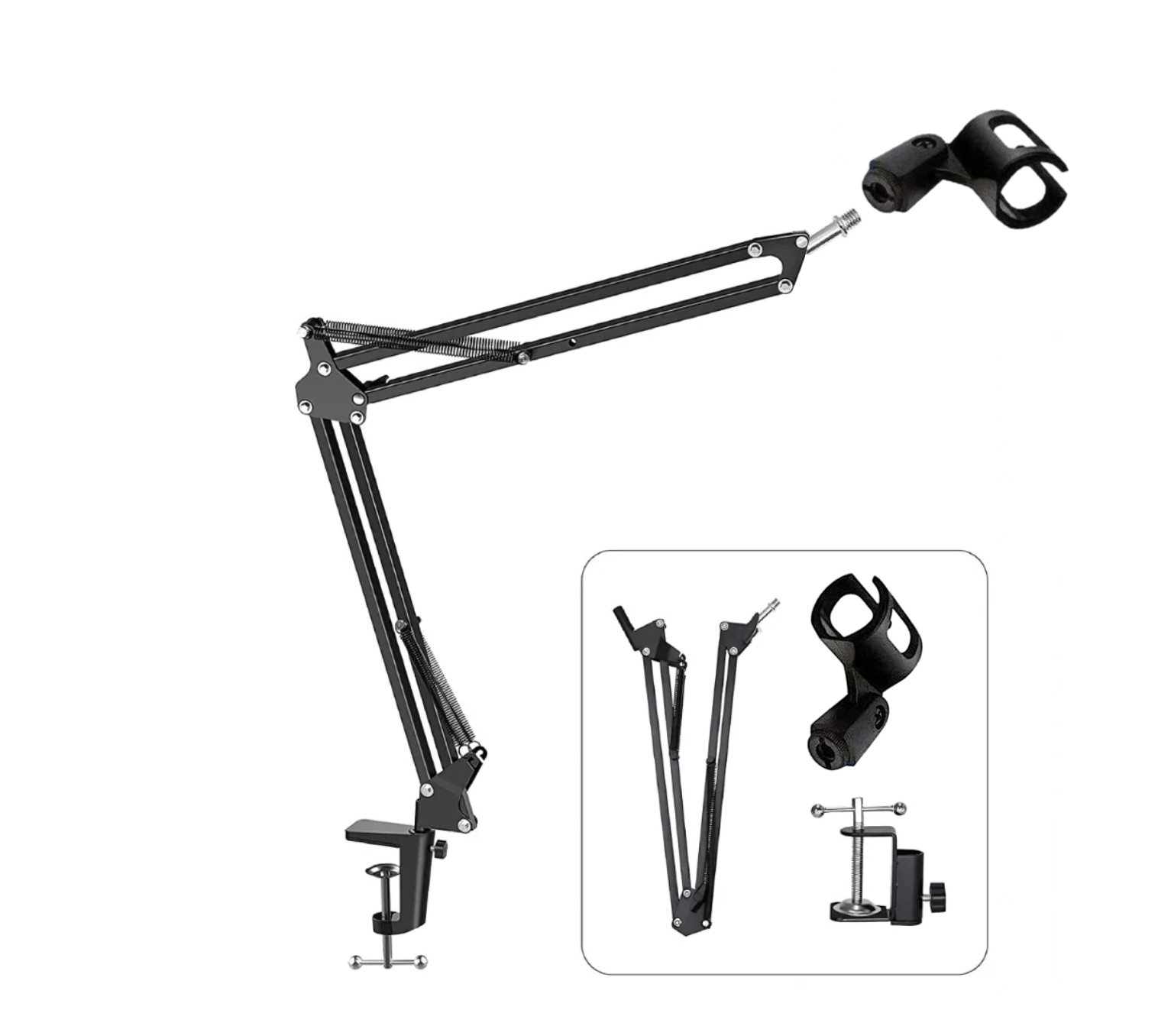 Soporte Micrófono Para Escritorio Con Brazo Ajustable