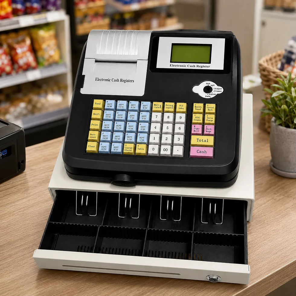 Miniatura: Caja Registradora Pos Impresora Térmica 58mm Cajón Monedero