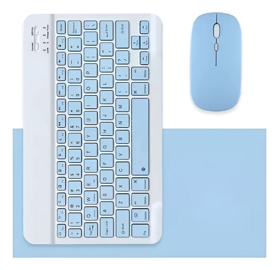 Miniatura: Combo Teclado Y Mouse Bluetooth Ultra Delgado Recargable De Colores