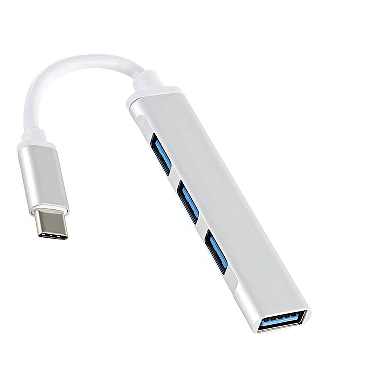 Hub Adaptador Multipuerto Tipo C A Usb 4 Puertos 2.0 3.0