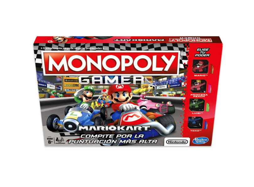 Monopoly Gamer Mariokart En Español Hasbro