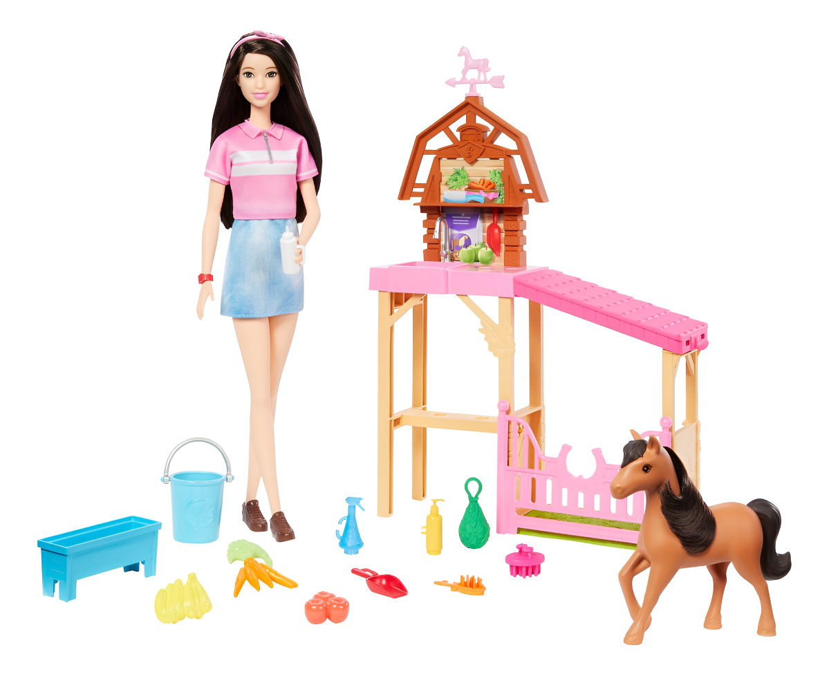 Set De Muñeca Barbie Misterios La Gran Carrera De Caballos