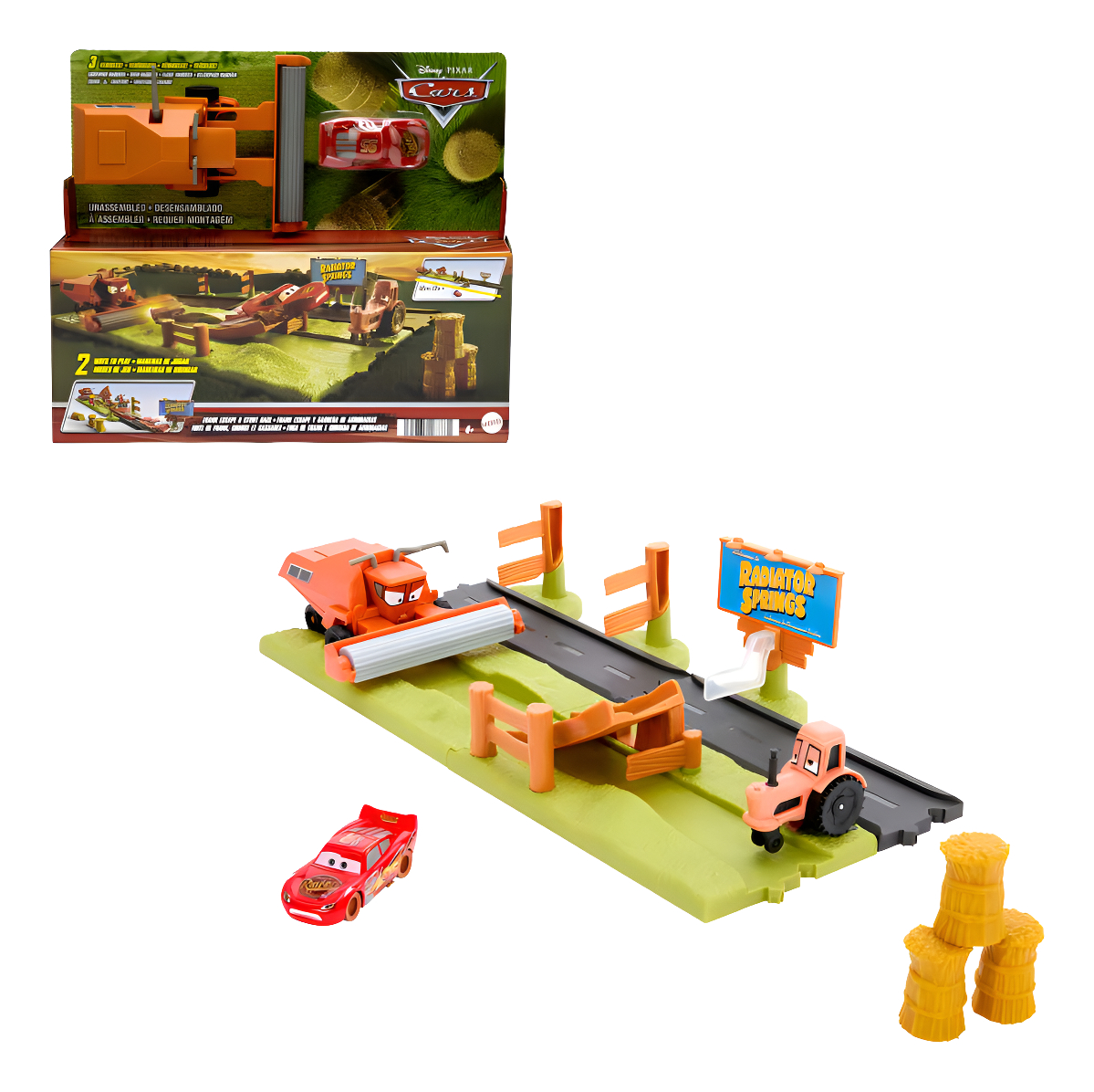 Set De Juego Cars Frank Escape Carrera De Acrobacias Mattel