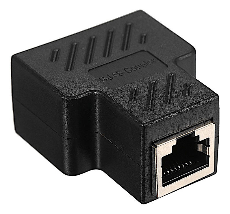 Miniatura: Adaptador Divisor Splitter Rj45 Lan Ethernet 1 Entrada A 2 Salidas