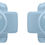 Miniatura: Audifonos Bose Ultra Open Earbuds Moonstone Blue Color Celeste