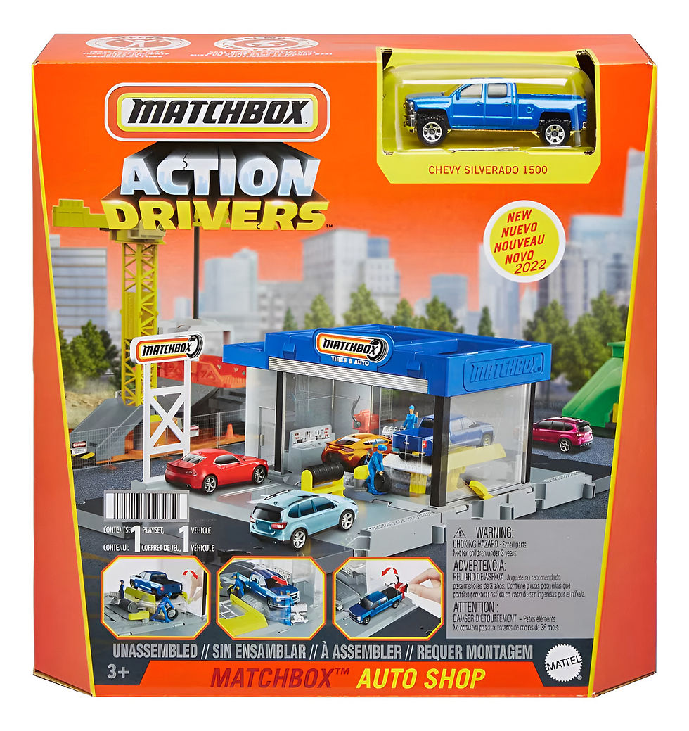 Set Pista Matchbox Action Drivers Coleccion Vehículos De Mattel
