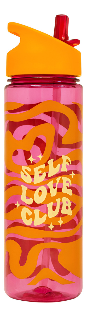 Botella Termo Botelito De Agua Wantu Naranja 769ml Plástico