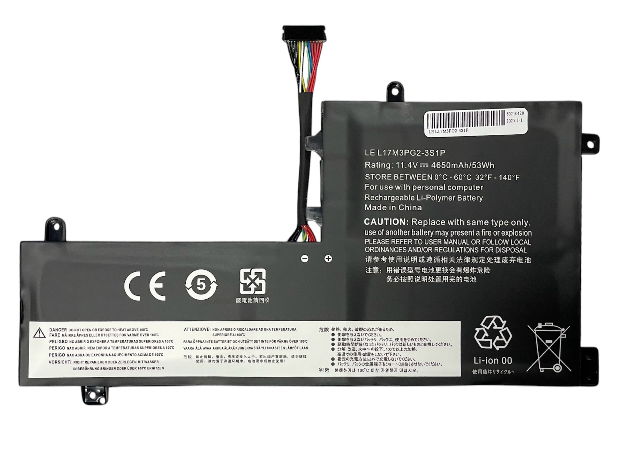 Bateria Portatil Para Lenovo Y740-15irh L17m3pg1 L17m3pg2