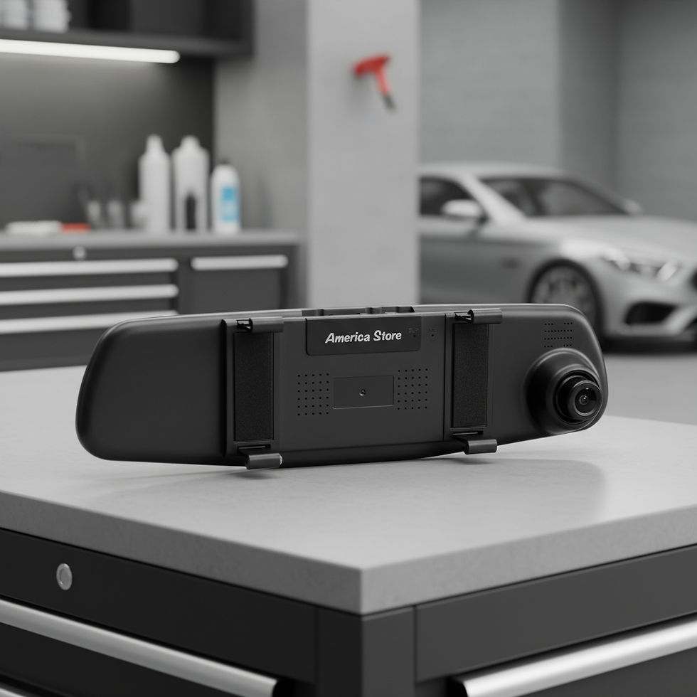 Miniatura: Espejo Retrovisor Doble Camara Full Hd Pantalla 4.3''