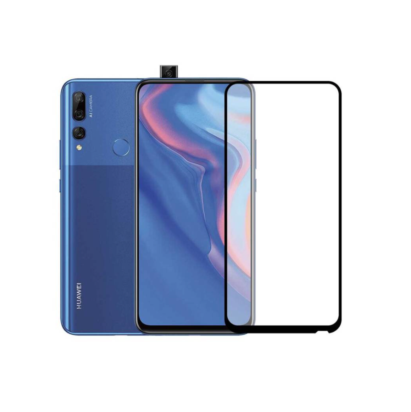 Vidrio Templado Para Celular Huawei Y9 Prime Black