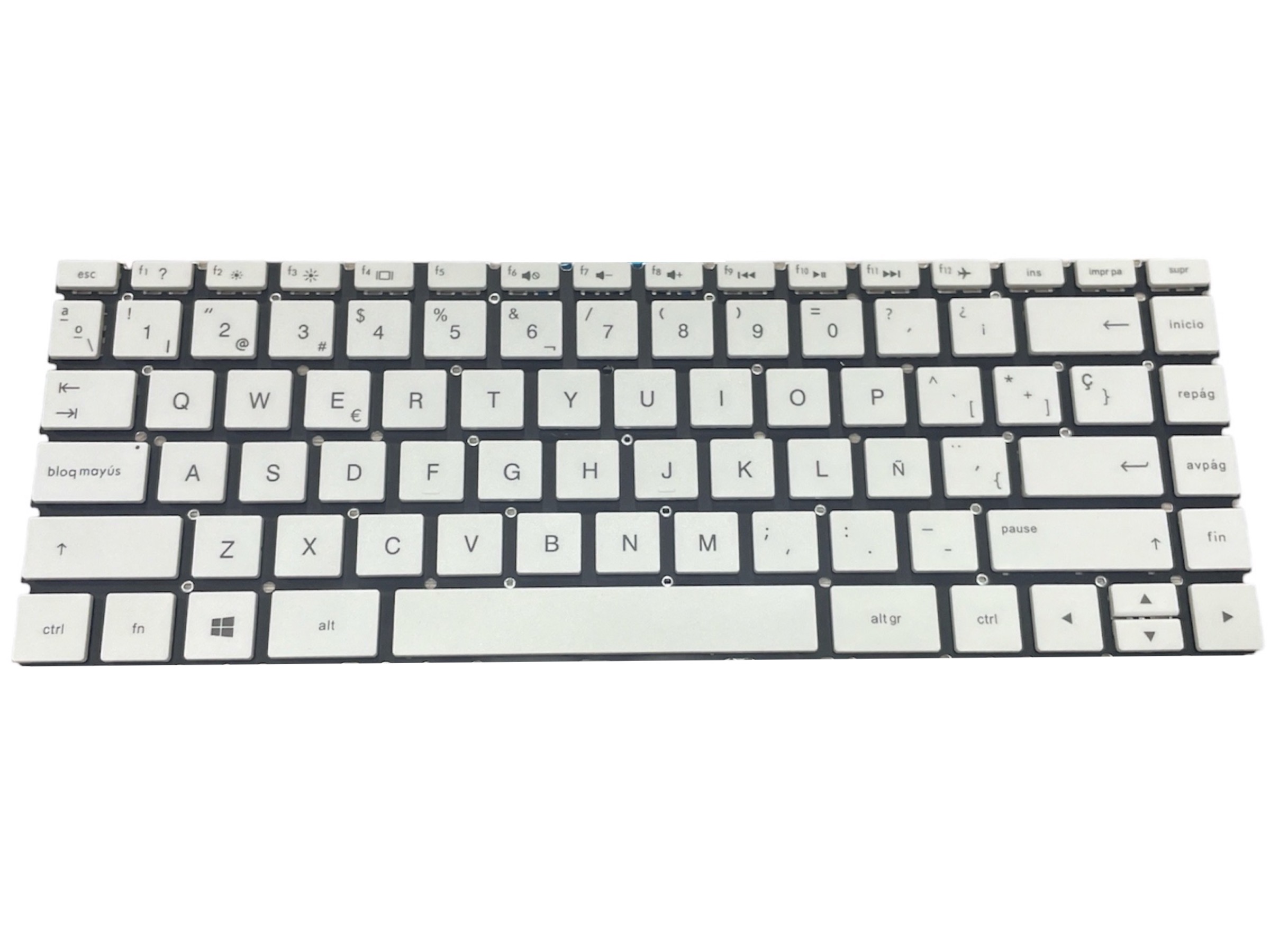 Teclado Hp Portátil 14-bs 14-bs006la 14-bs007la 14-bs008la Blanco Español