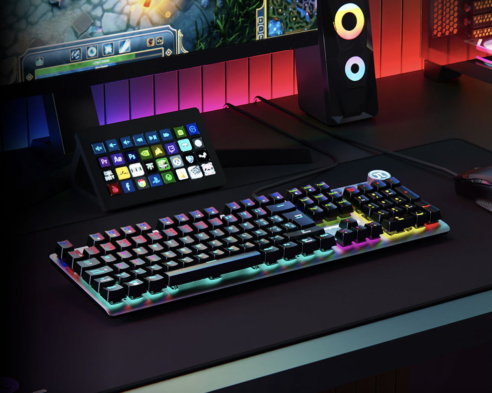 Miniatura: Teclado Gamer Primus Ballista 91t Teclas Mecánicas Luces Rgb