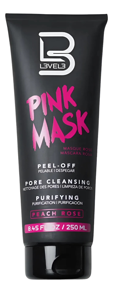 L3VEL3 Mascarilla Facial Rosa de Arcilla Caolin Pink Mask