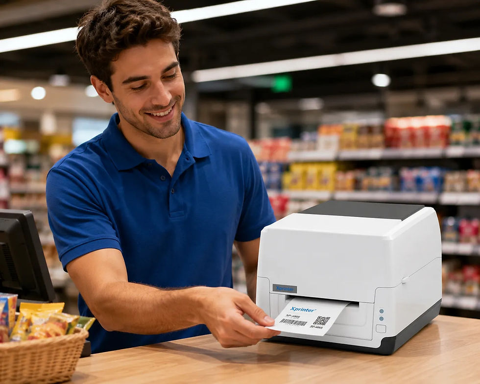 Miniatura: Impresora Térmica Xprinter XP-T451B: Transferencia y Ribbon