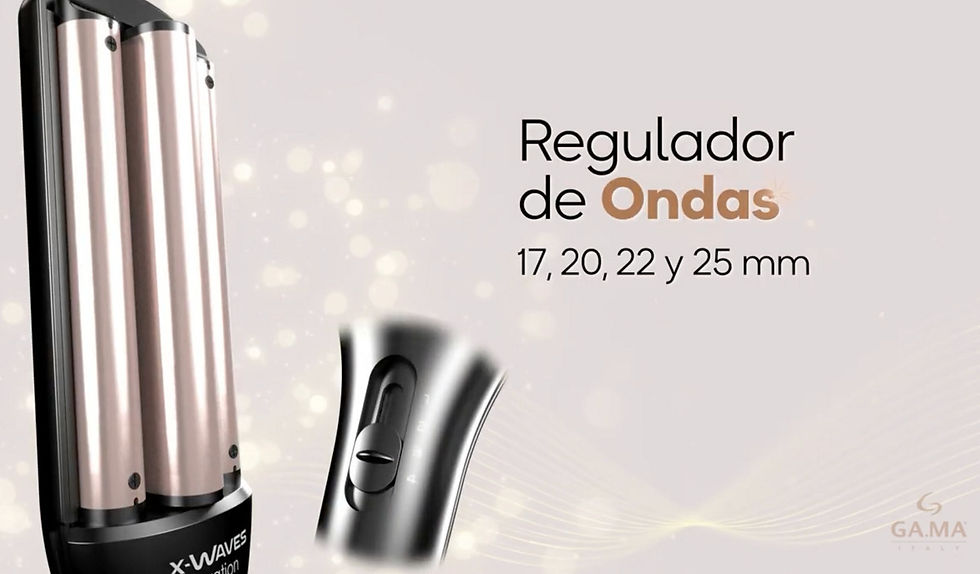 Miniatura: Pinza Rizadora De Cabello Gama Keration - Negro