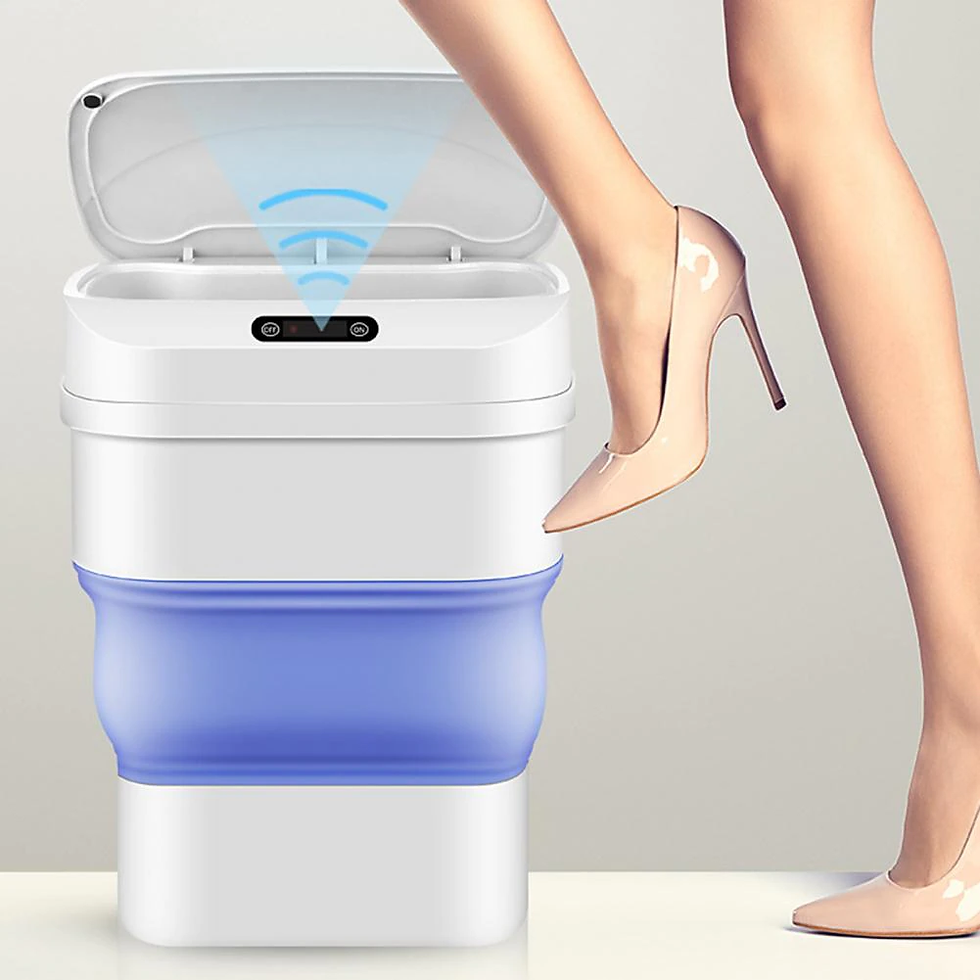 Miniatura: Caneca Basurera Papelera Cocina Tapa Automática 17.5 Litros