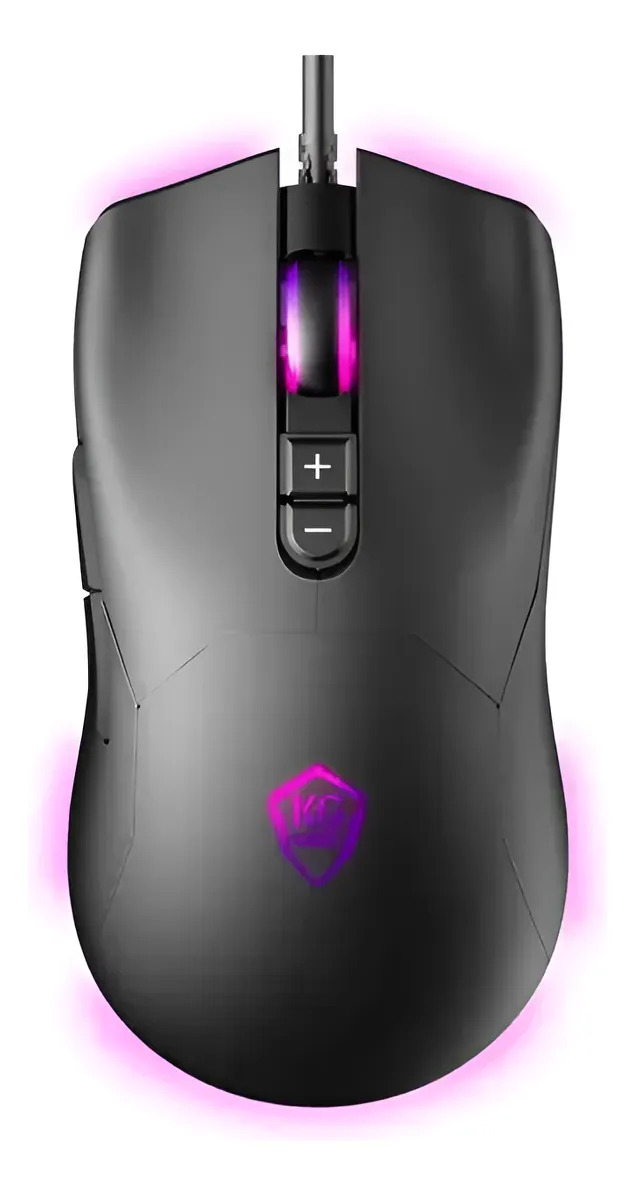 Mouse Kalley Alambrico K-mgn Gamer Negro Negro