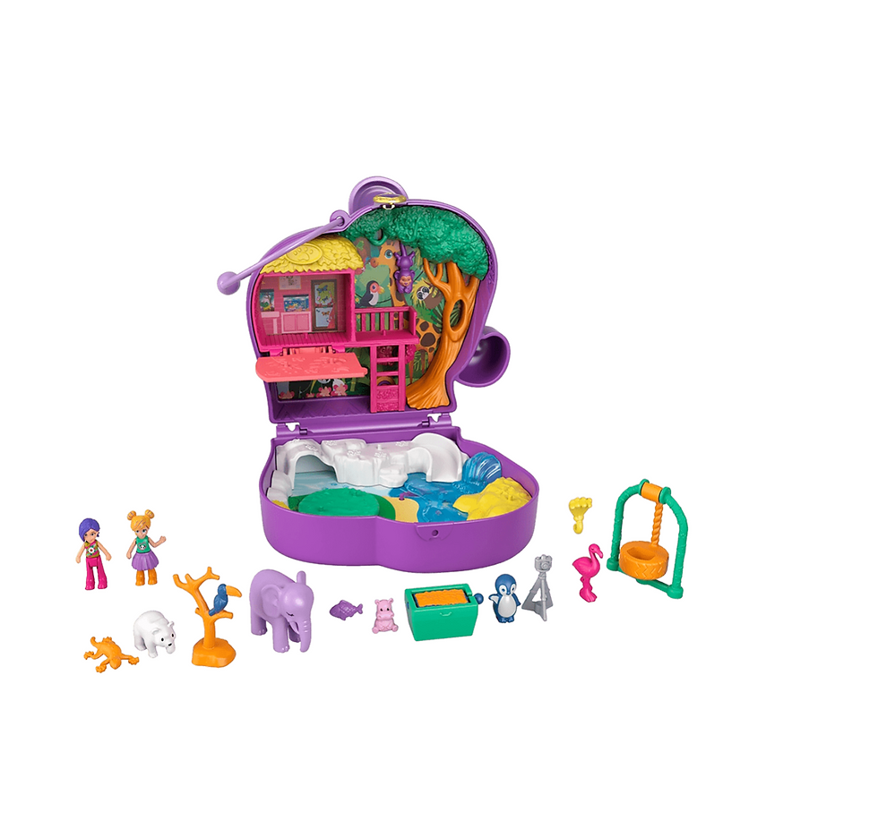 Miniatura: Set De Polly Pocket Estuche Aventura de Elefante GTN22