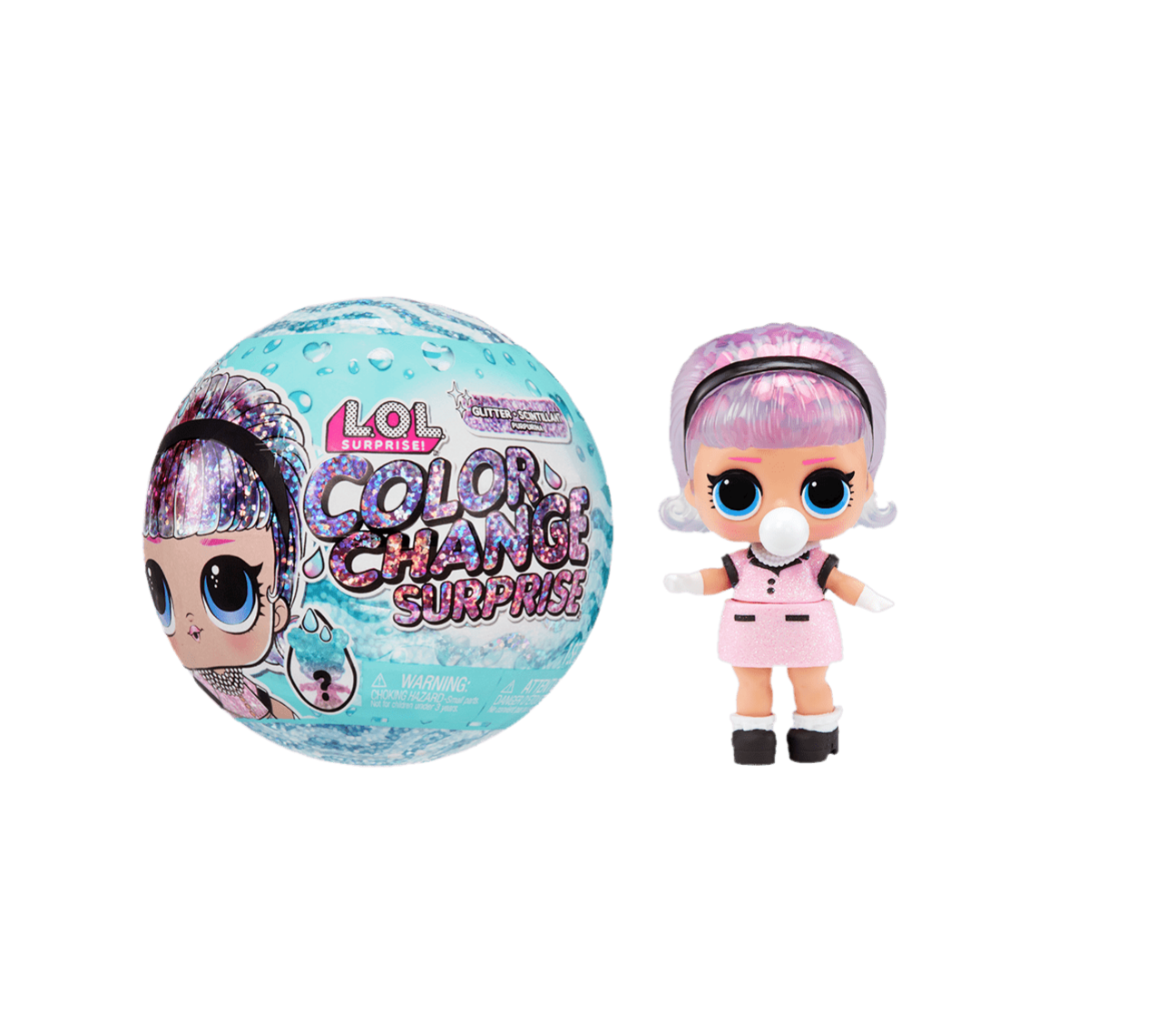Set De Muñeca Surprise Lol Color Change Glitter 585299euc