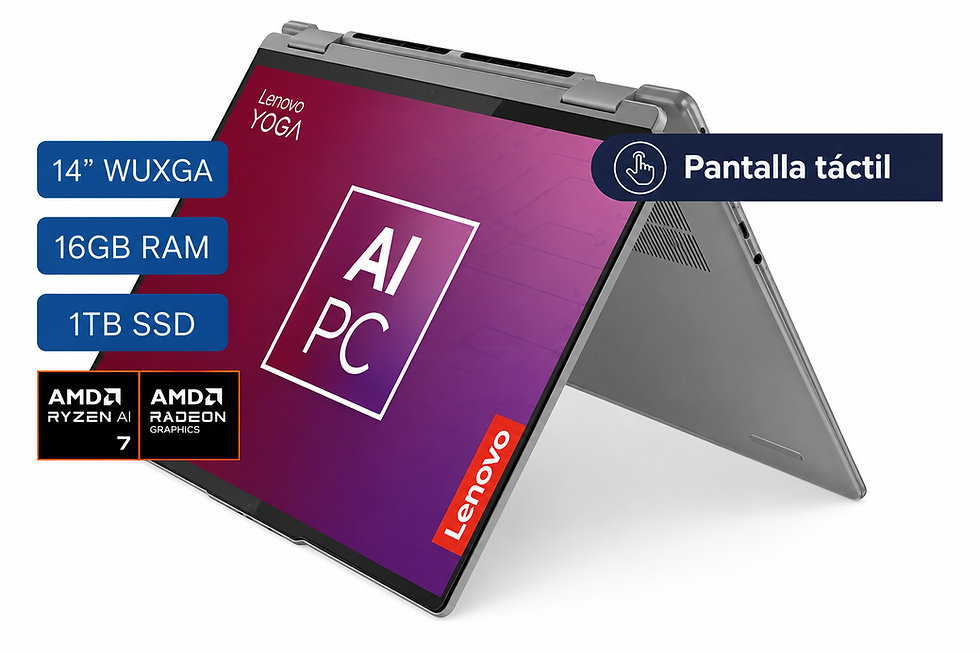 Miniatura: Portátil Lenovo Yoga 7 2en1 Ryzen 7 16gb Ram Ddr5 - 1tb Ssd