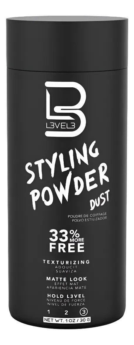 L3VEL3 Styling Powder Polvo Voluminizador Efecto Mate de 30g