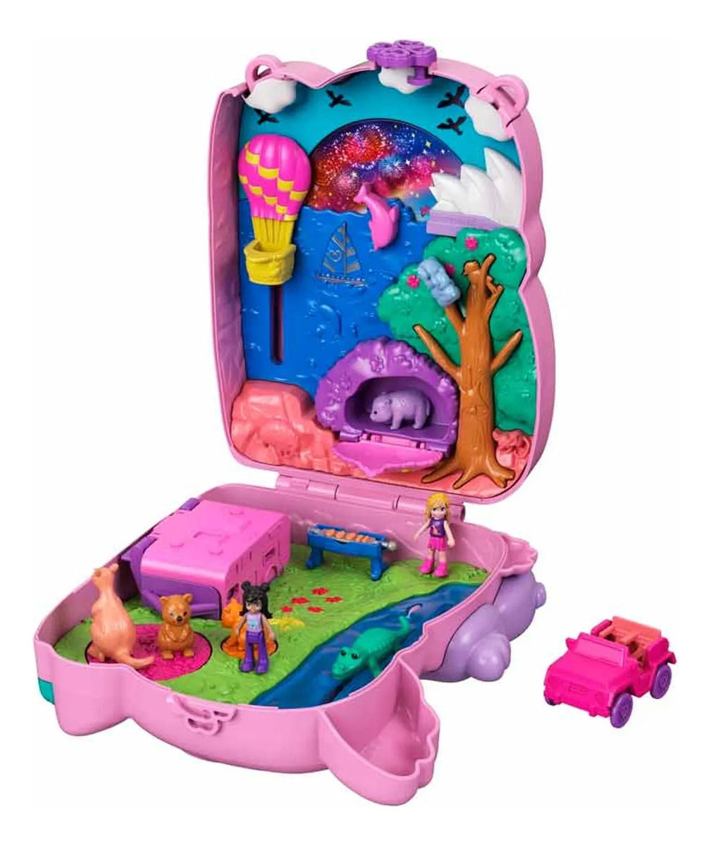 Set De Polly Pocket Bolsa Aventuras De Koala De Mattel