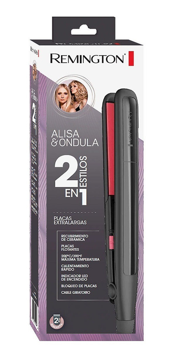 Plancha Cabello Remington Placas Ceramica Alisa Y Ondula |  Americastorecomputer