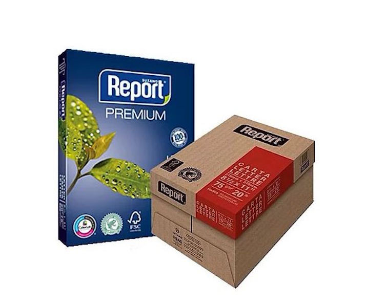 Caja X10 Resma De Papel Tamaño Carta Ultra Blanco Premium