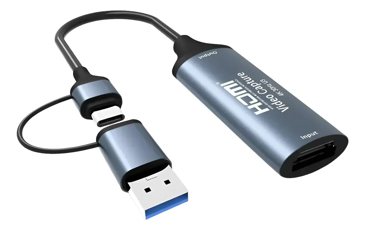 Capturadora De Video Hdmi 4k A Usb O Usb-c 1080p