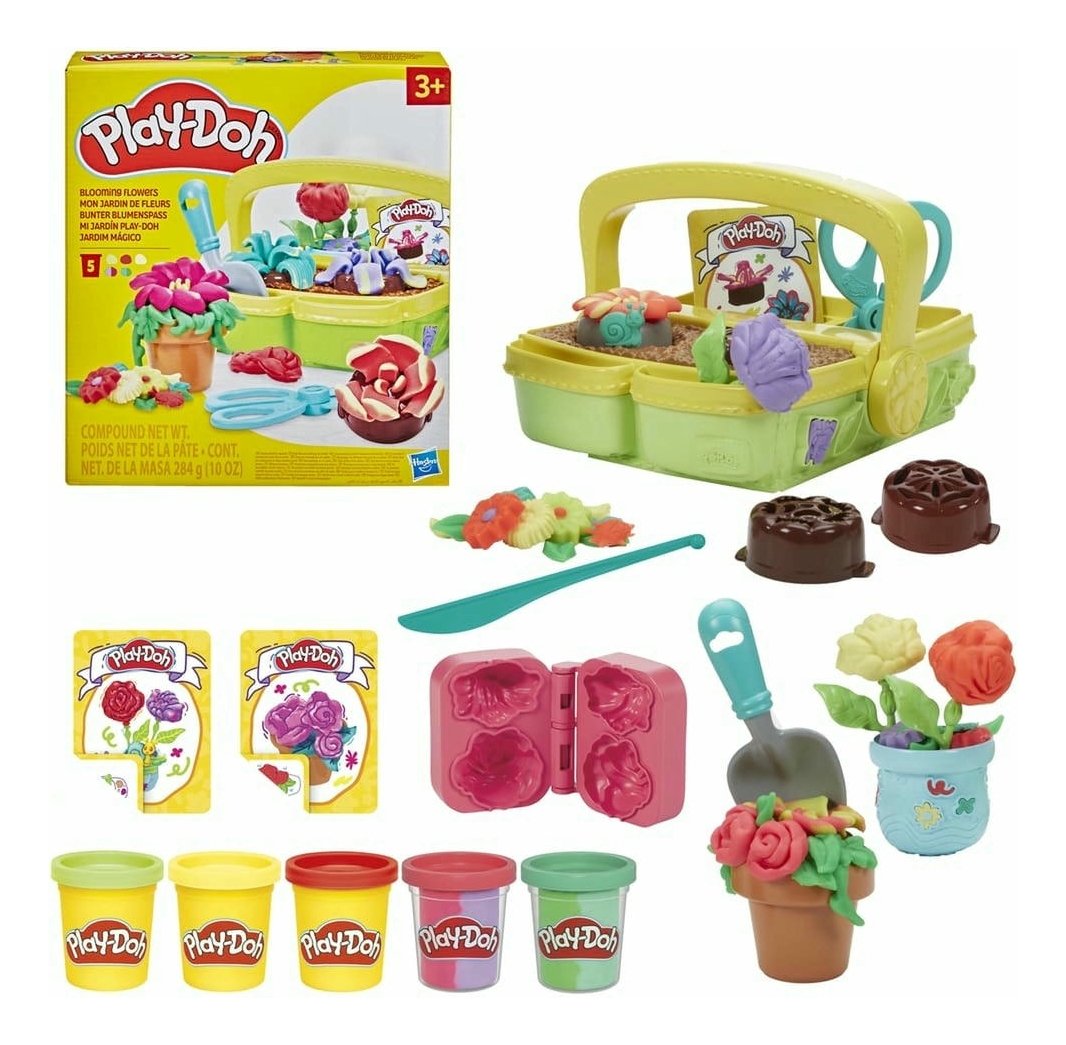Set Juego De Masa Moldeable Play-doh Mi Jardin Magico
