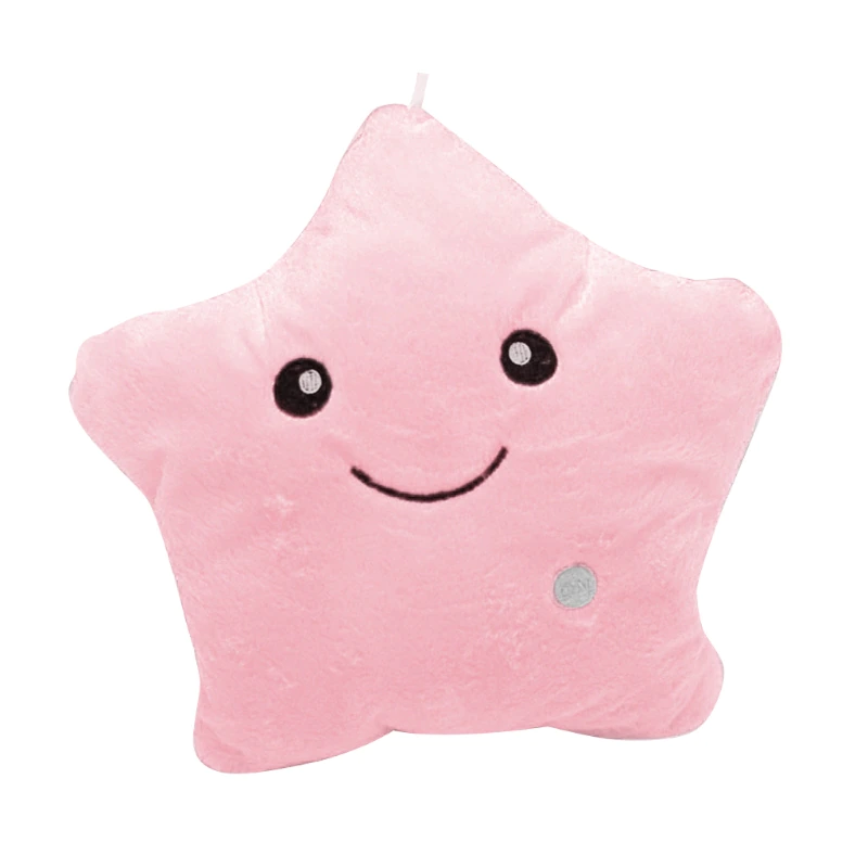 Peluche Cojin Estrella Luminosa Almohada Con Luz