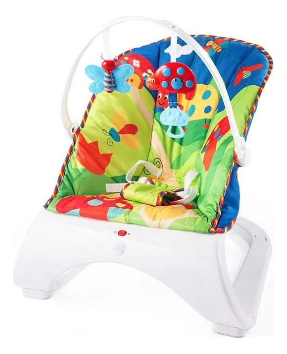 Silla Descanso Acolchada Para Bebés Con Vibracion Y Sonido