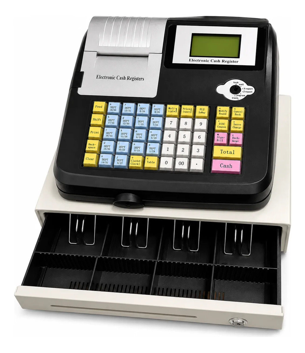 Caja Registradora Pos Impresora Térmica 58mm Cajón Monedero