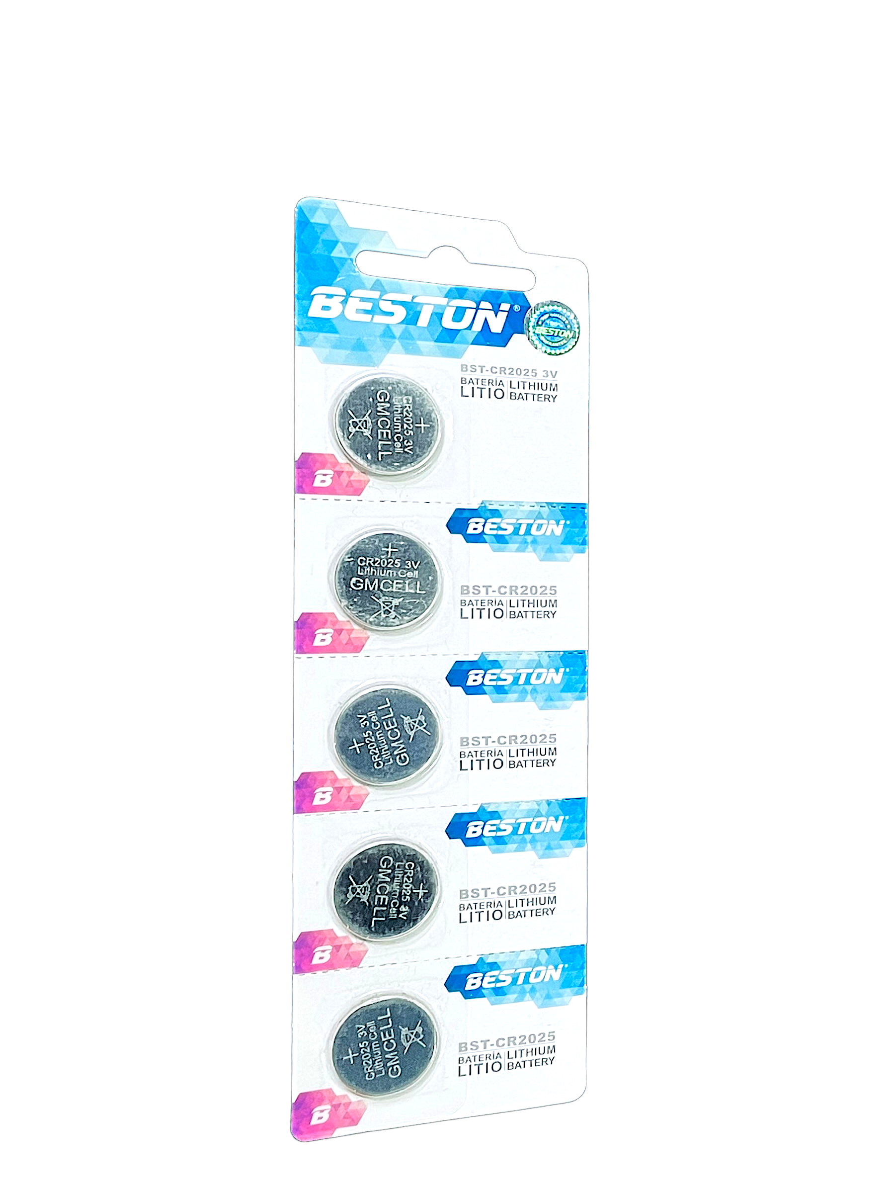 Pila Beston Cr2025 3v Pack X 5 Bateria Litio Cr-2025