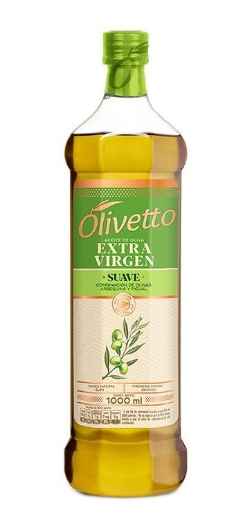 Aceite De Oliva Olivetto Extra Virgen Suave/Intenso 1000ml