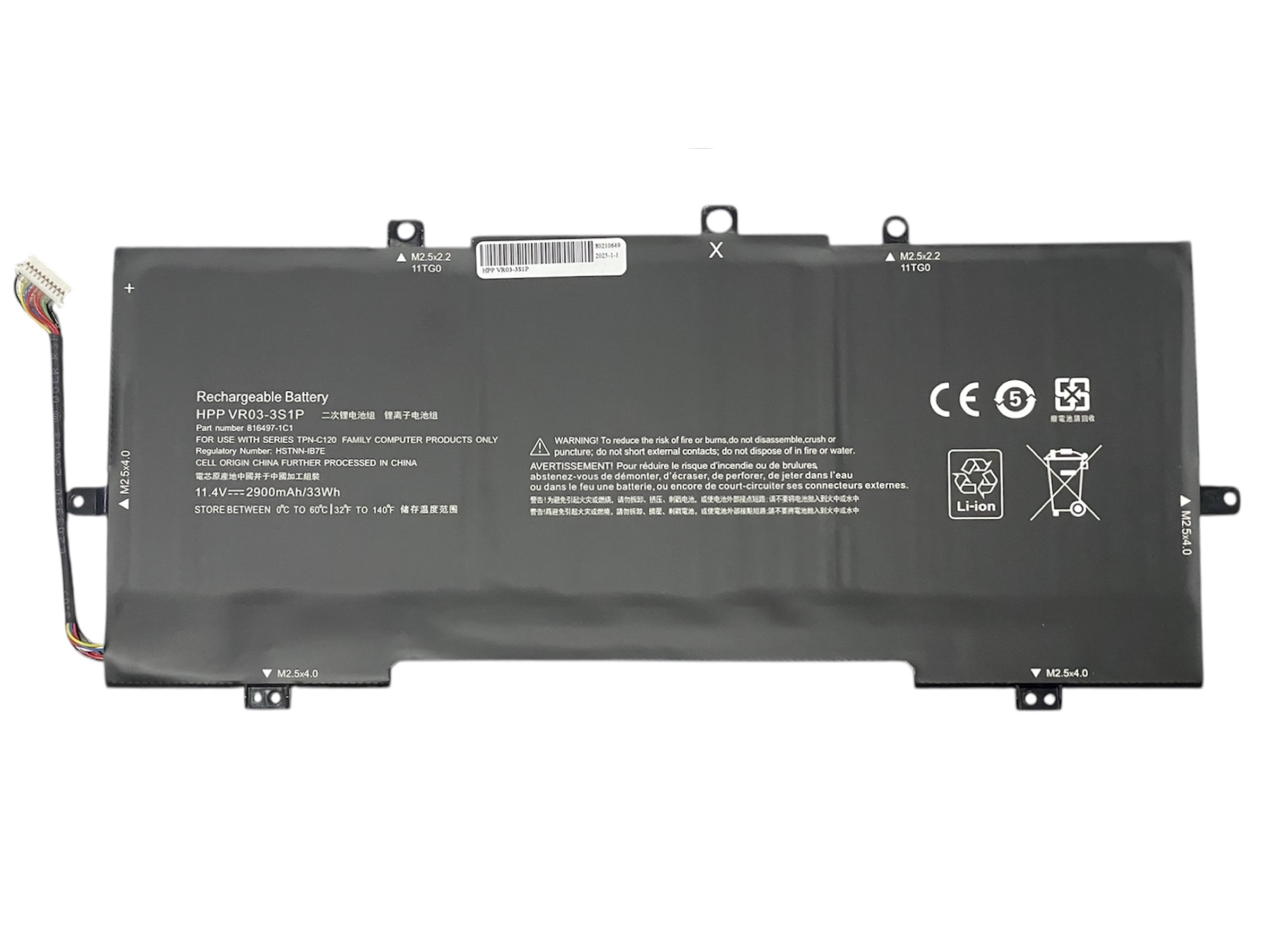 Bateria Portatil Para Hp Vr03 13-d000 13-d010nr 13-d008na